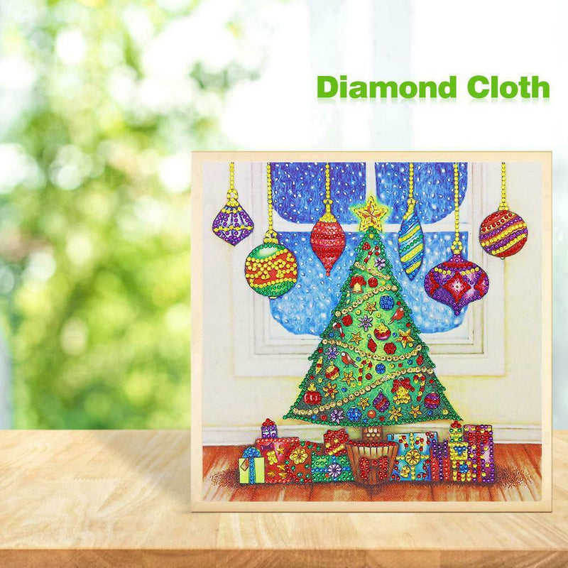 5D DIY Special Shaped Diamond Painting Christmas Tree Embroidery Craft Kits