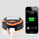 Super Bright USB Rechargeable LED Camping Tent Lantern Light Night Lamp Outdoor