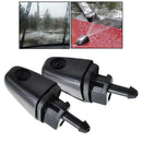 2x 60mm Front Headlight Washer Nozzle for Mazda 6 GG1 2003 2004 2005 2008, Black