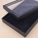 100 Slots Ring Earring Display Case Organizer Jewelry Storage Box Tray Holder