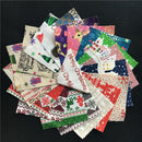 20pcs 4 Inch Mixed Christmas Medley Quilting Cotton Fabric Squares Patchwork