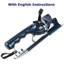 Telescopic Mini Fishing Rod Fiberglass Folding Rod Fishing Spinning Rod P5O6