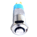 10mm Blue LED Car Auto Self-locking Push Button Power Switch IP67 Waterproof