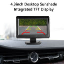 4.3 inch TFT LCD Display Car Monitor with Visor for Auto Rear View Camera A