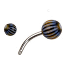 50 MIX Assorted Ball Belly Navel Barbell Bars Rings Body Piercing