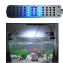 48 LED Aquarium Lamp Fish Tank Water Plant 2 Mode Clip White Blue Light Bulb