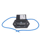 10-80V DC/ AC Digital Quartz Hour Meter Tachometer Gauge for Car Boat Motorcycle