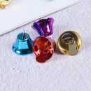 50 Mixed Color Christmas Jingle Bells Charms Pendants 16mm for Craft DIY JR BX
