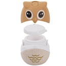 Owl Design Easy Clean Dispenser Kitchen Automatic PP Hand Press Toothpick Holder