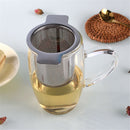 Durable Home Stainless Steel Tea Infuser Filter Strainer Double Handle Basket