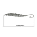 6Pcs Beading Leaf  Bookmarks Book Mark DIY Jewelry Findings Gifts