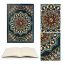 DIY Mandala Special Shaped Diamond Painting 50 Pages Sketchbook A5 Notebook