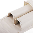 Pencil Pen Case Fountain Pen Pouch Pocket Portable Pen Bag for 3 pens White