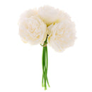5Pc Wedding Bouquet Handmade Peony Floral Bridal Hydrangea Decors Milk White