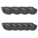 9Pcs PVC Golf Club Protector Case Cover Iron Wedges Head Cover Accessories Set