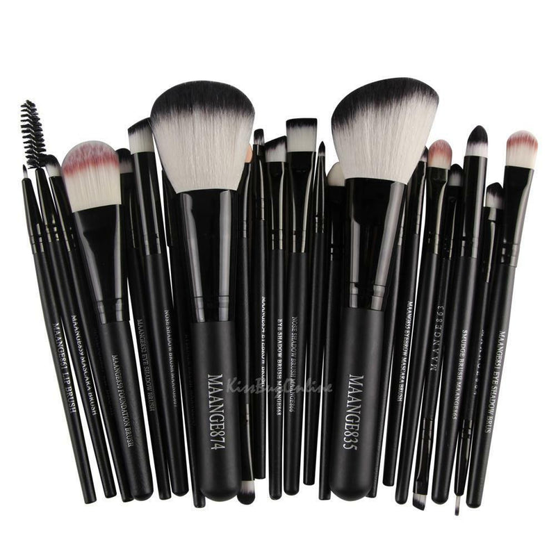 22pcs Makeup Brushes Set Powder Foundation Eyeshadow Lip Brush Cosmetic Tool Kit