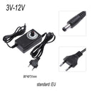 AC to DC Adapter 3-12V 2A Adjustable Power Supply Motor Speed Controller EU