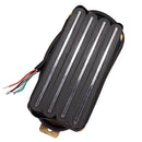 Pickup Double Coil Parts Replacement (Black) for Electric Guitar 4 Hot Rail