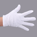 5 Pairs White Cotton Gloves Khan Cloth Quality Check Warm Rituals Play Glov T9Y1