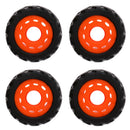 4 Pieces Professional PU Rubber Wheels for Longboard Skateboard, 70mm 75A -