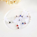 10X 14G Acrylic Zircon Labret Nose Rings Lip Bar Ring Body Piercing JewelryB Gw