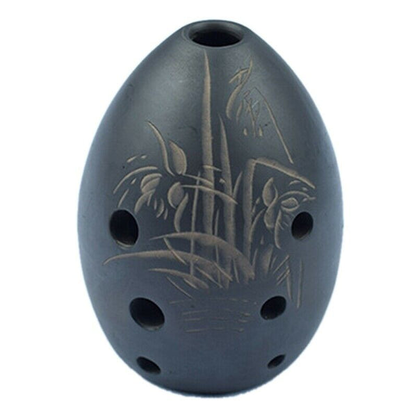 Music Xun Pottery National Wind Instruments Eight Holes Small Pottery Chine