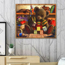 5D DIY Full Drill Diamond Painting Bear Pattern Embroidery Decor (Bear09)