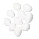 60x White Modelling Craft Polystyrene Eggs Foam Crafts For DIY Kids Art Painting