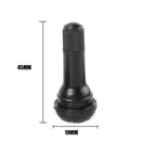 TR413 Snap In Short Rubber Valve Stems 100x Car Motorcyle Tubeless Tire Valves