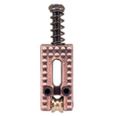 Set of 6 Copper Roller Bridge Tremolo Saddles for Fender ST TL Style Guitar
