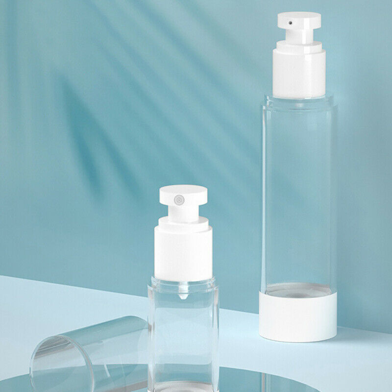 Empty Airless Bottle 30-50ml AS Vacuum Pump Container for Lotion Liquid (4X)