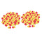 200Pairs Disposable Sanitary Non-woven Microphone Cover KTV Room Mic Covers Cap