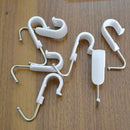 7Pcs Holder 360 Degrees Rotated Organizer Storage White Kitchen S Shape Hook