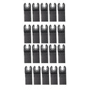 20-pack Metal Wood Oscillating Multitool Quick Release Saw Blade, 34mm