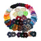 60Pc Velvet Hair Scrunchies Set Soft Elegant Hair Bobble Elastics Hair Bands
