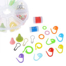 DIY Knitting Tools Kit Gourd Pins Split Ring Markers Needles Protectors To%!