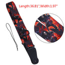 The Adjustable Printing Classic Folk Electric Bass Guitar Strap Guitar Belt~