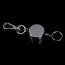 1pc Resilience Steel Wire Rope Retractable Alarm Key Ring Elastic KeychainT kaTO
