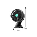 12V 360 Degree All-Round Adjustable Car Auto Air Cooling Single Head Fan Wi