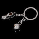 Creative mini sneakers soccer football key ring keyring keychain pendant gift  Z