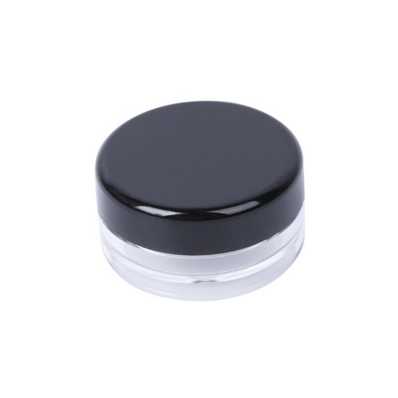 50Pcs Make Up Jar Cosmetic Sample Empty Container Round Lid Plastic Small Bottle