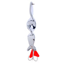 2Pcs Twisted Spinner Lures Metal Fishing Spoon Baits Jigging Sequins 14g 21g