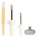 4pcs/set Needle Plate Screwdriver Cleaning Brush Sewing Machine Repair Tool