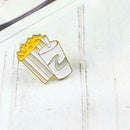 Creative Movie Ticket Cola Brooches Badges Jacket Party Jewelry (Style 1) A