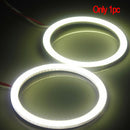 60MMCar 12V COB LED CCFL  Rings Angel Eyes DRL Fog Light Head Lamp White