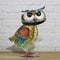 Iron Art Outdoor Patio Decorative Animal Garden Decor Lawn Decorative Owl Statue