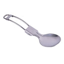 Portable Stainless Steel Camping Folding Tableware Spoon Outdoor Flatware