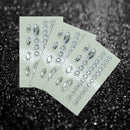 Adhesive Face Gems Rhinestone Jewels DIY Festival Party Glitter Body Sticke F7F6