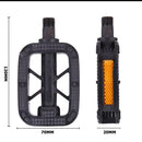 1 Pair Plastics Anti-skid Bike Ball Bearing Pedals for MTB Cycling Sports