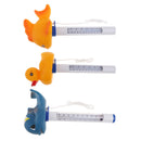 3Pcs/Set Pool Spa Jacuzzi Hot Tub Floating Animal Thermometer F/ C Display
